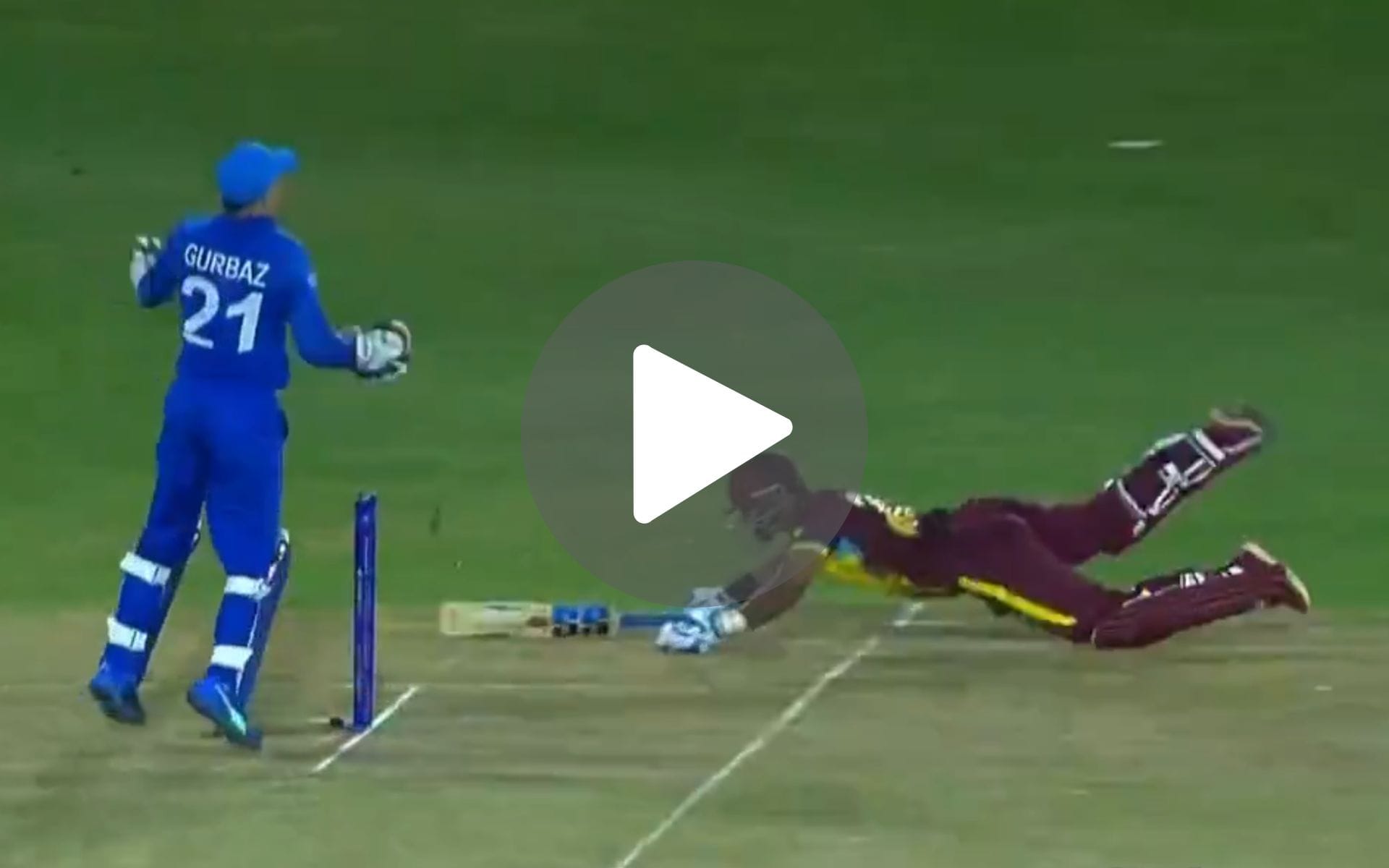  [Watch] Omarzai Denies Pooran A Well Deserved Hundred With A Brilliant Throw From The Deep